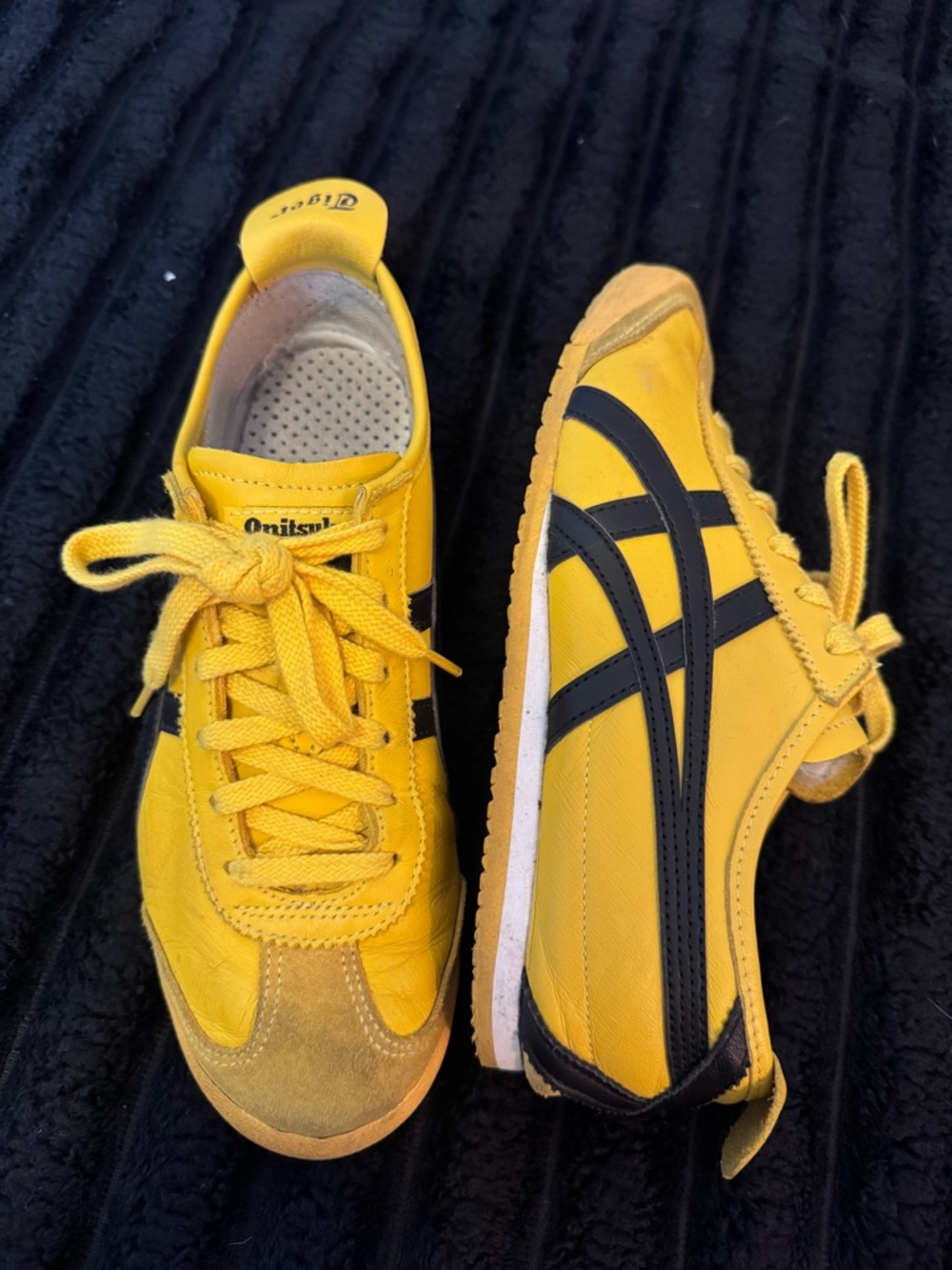 Onitsuka Tiger by Asics Yellow & Black Sneakers - Picture 6 of 6